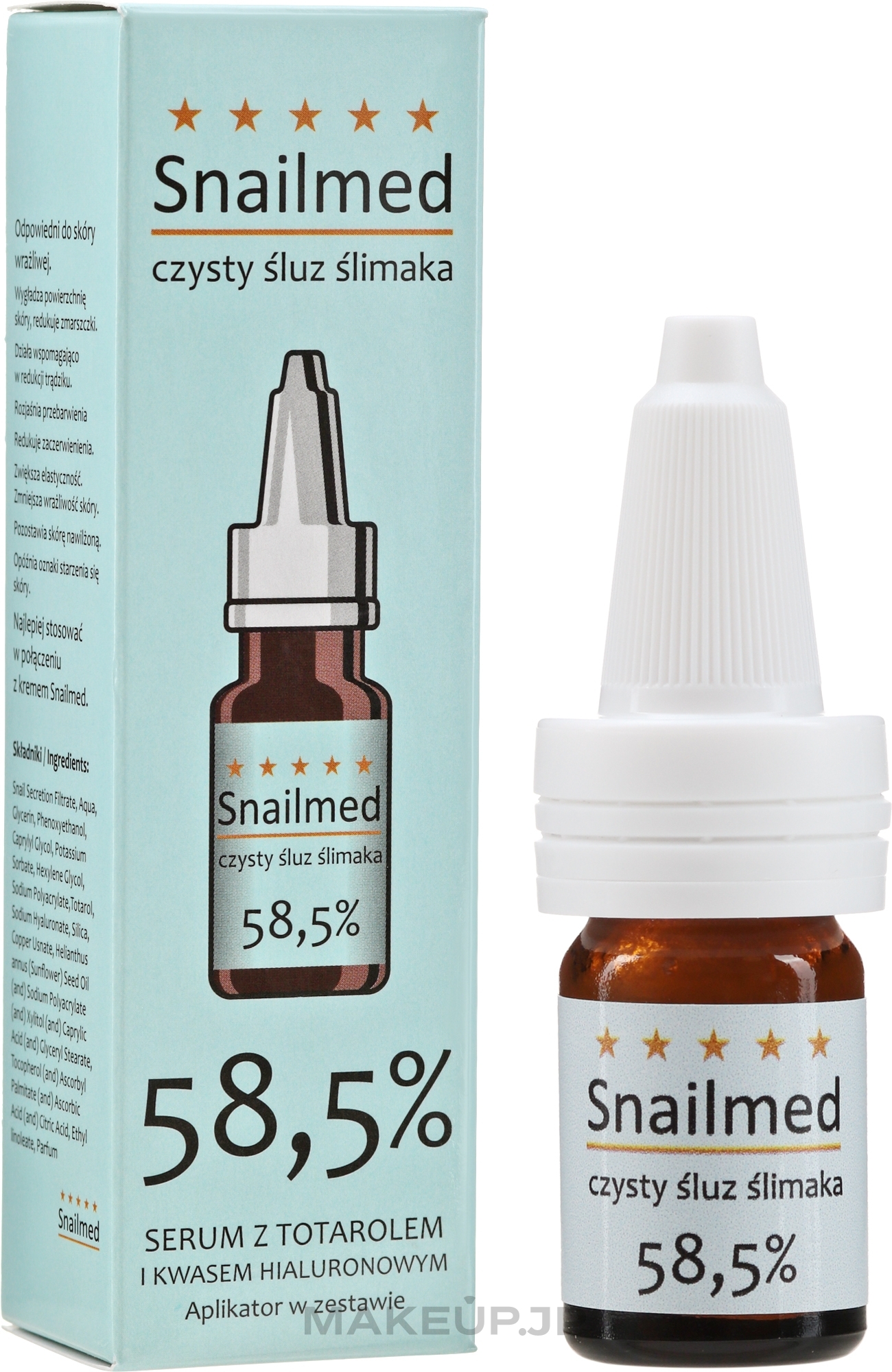 Anti-Acne 58,5% Snail & Totarol Serum - Snailmed — photo 8 ml