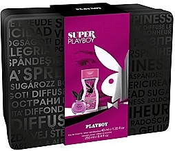 Fragrances, Perfumes, Cosmetics Playboy Super Playboy For Her - Set (edt/40ml + sh/gel/250ml)