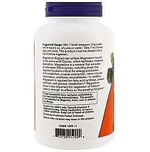 Magnesium Bisglycinate Minerals, 250 mg, powder - Now Foods Magnesium Bisglycinate Powder — photo N3