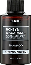 Sulfate-Free Hair Shampoo "Cherry Blossom" - Kundal Honey & Macadamia Cherry Blossom Shampoo — photo N1