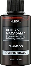 Fragrances, Perfumes, Cosmetics Sulfate-Free Hair Shampoo "Cherry Blossom" - Kundal Honey & Macadamia Cherry Blossom Shampoo