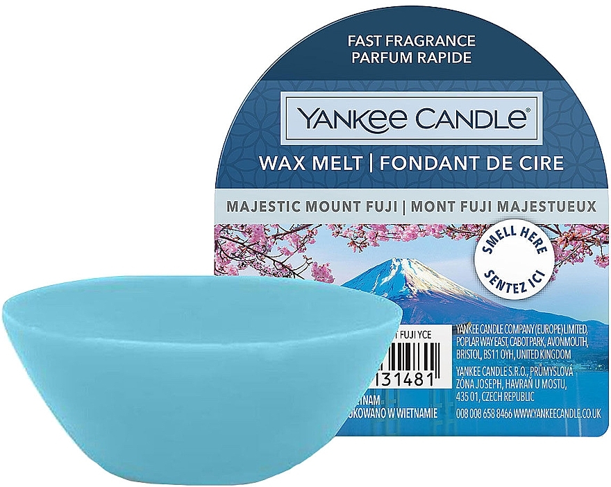 Scented Wax "Majestic Mount Fuji" - Yankee Candle Majestic Mount Fuji Wax Melt — photo N1