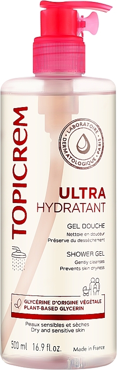 Ultra Hydrating Shower Gel - Topicrem Ultra-Moisturizing Shower Gel — photo N1