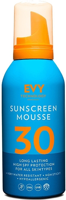 Sunscreen Mousse - EVY Technology Sunscreen Mousse SPF30 — photo N1
