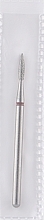 Fragrances, Perfumes, Cosmetics Diamond Nail File Drill Bit, pointed frustum, L-8 mm, 1.8 mm, XL, red - Head The Beauty Tools