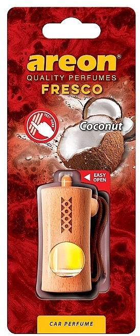 Coconut Car Perfume - Areon Fresco New Coconut Car Perfume — photo N1