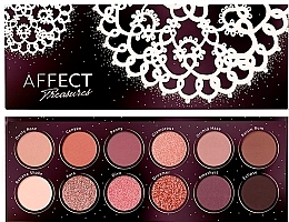 Pressed Eyeshadow Palette - Affect Treasures Eyeshadow Palette — photo N1