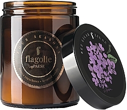 Fragrances, Perfumes, Cosmetics Scented Candle "Lilac", in jar - Flagoli Lilac Scented Candle