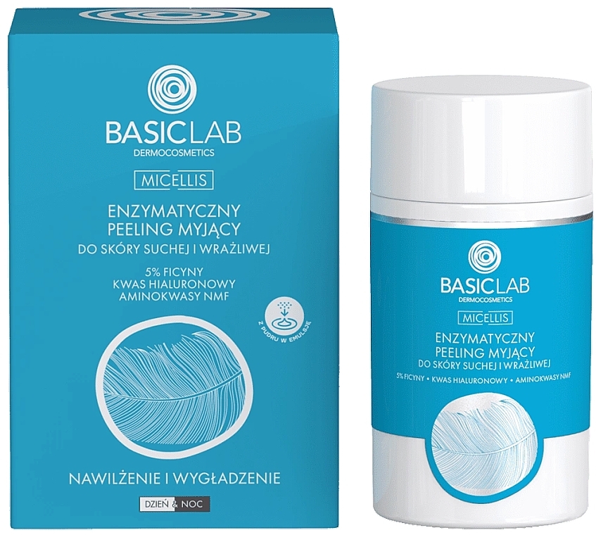 Enzyme Cleansing Peel for Sry and Sensitive Skin - BasicLab Dermocosmetics Micellis — photo N1