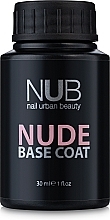 Fragrances, Perfumes, Cosmetics Rubber Base Coat, 30 ml - NUB Base Coat Nude