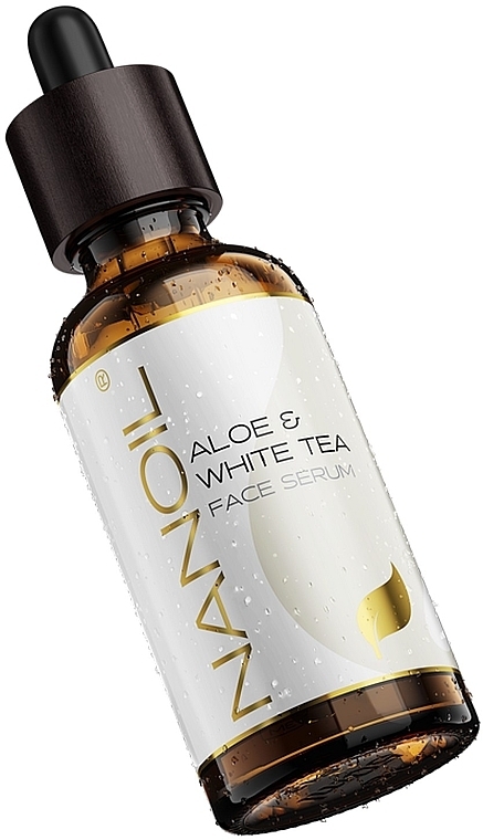 White Tea Face Serum for All Skin Types - Nanoil Aloe & White Tea Face Serum — photo N4