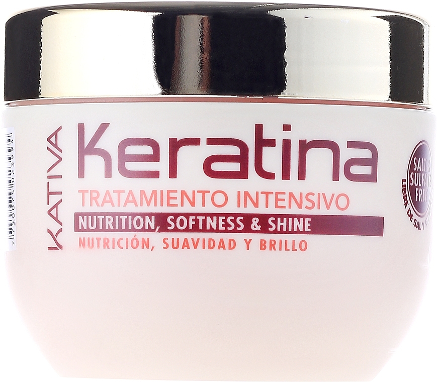 Intensive Repairing Keratin Mask for Damaged & Brittle Hair - Kativa Keratina Intensive Treatment — photo N4