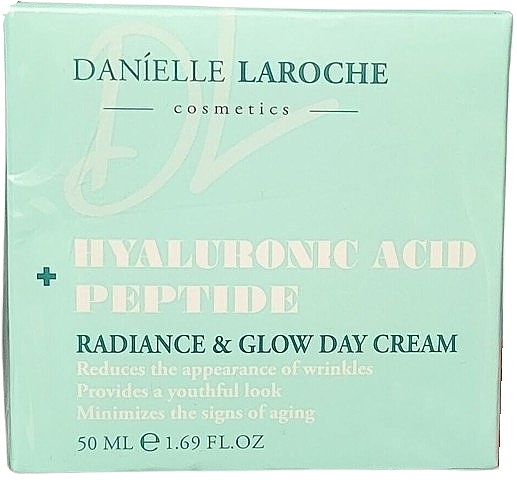 Day Face Cream - Danielle Laroche Cosmetics Hyaluronic Acid + Peptide Radiance & Glow Day Cream — photo N1