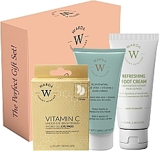 Fragrances, Perfumes, Cosmetics Set - Warda Vitamin C Glow & Care Set (eye/pads/3pcs + h/cr/50ml + foot/cr/100ml)	