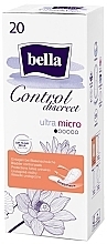 Urological Pads for Women, 20 pcs. - Bella Control Discreet Ultra Micro — photo N1