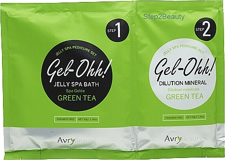 Foot Spa - Avry Beauty Gel-Ohh Jelly Spa Green Tea — photo N1