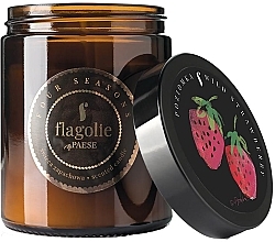 Fragrances, Perfumes, Cosmetics Strawberry Scented Candle in Jar - Flagolie Fragranced Candle Strawberrie