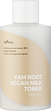 Moisturizing Wild Yarrow Root Tonic - IsnTree Yam Root Vegan Milk Toner — photo N1