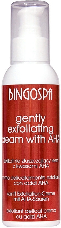 Gently Exfoliating Cream with AHA Acids - BingoSpa — photo N1