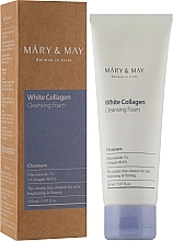 Face Cleansing Foam with Collagen & Niacinamide - Mary & May White Collagen Cleansing Foam — photo N2