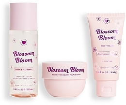 セット - I Heart Revolution Blossom Bloom Hydrating Set (sh/gel/50ml+b/cr/68g+b/mist/100ml) — photo N2