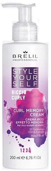 Curly Hair Cream - Brelil Style Yourself Curl Memory Cream — photo N1