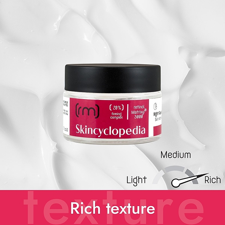 Night Face Cream with Firming Complex - Skincyclopedia Night Face Moisturizer Retinol Matryxil 3000 — photo N4