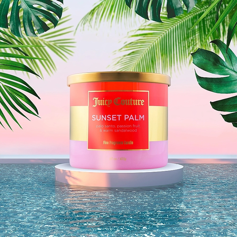 Scented Candle - Juicy Couture Sunset Palm Fine Fragrance Candle — photo N3