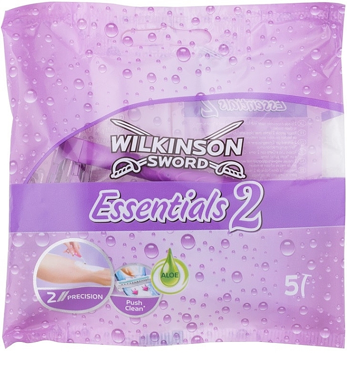 Disposable Shaving Razor Set - Wilkinson Sword Essentials 2 Kit — photo N1