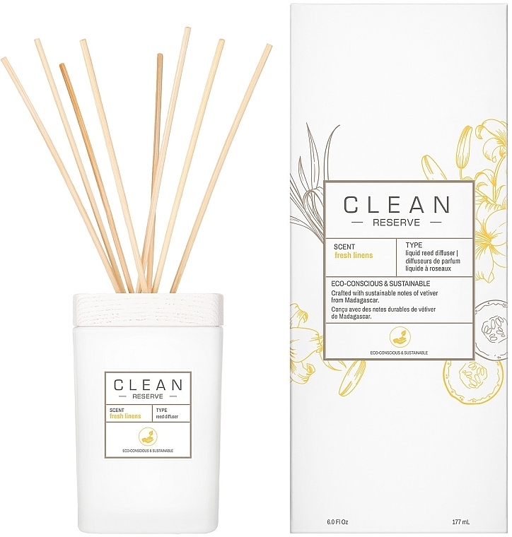 Clean Fresh Linens - Reed Diffuser — photo N1