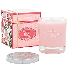 Castelbel Rose Fragranced Candle - Scented Candle — photo N1