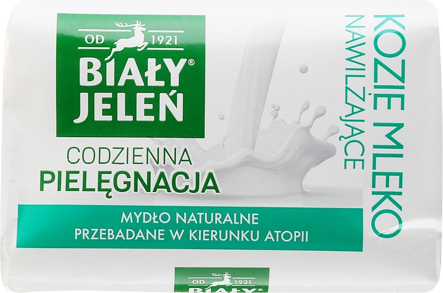 Hypoallergenic Soap with Goat Milk - Bialy Jelen Hypoallergenic Soap With Goat Milk — photo N1