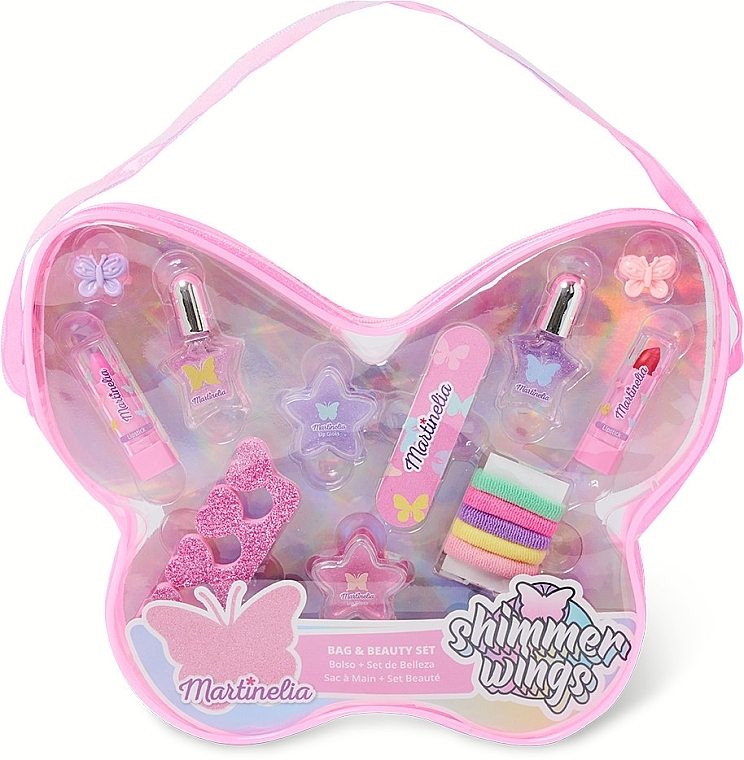 Set, 15 products - Martinelia Shimmer Wings Butterfly Bag — photo N1