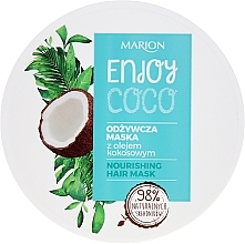 Fragrances, Perfumes, Cosmetics Coconut Oil Hair Mask - Marion Enjoy Coco Nourishing Hair Mask