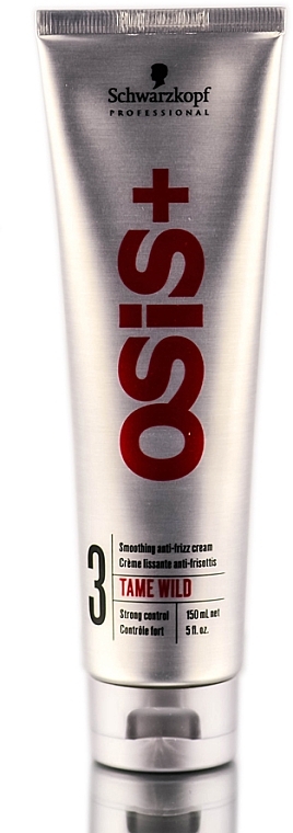 Smoothing Hair Cream - Schwarzkopf Professional Osis+ Tame Wild Anti-Frizz Cream — photo N1