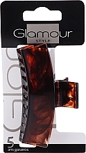 Hair Clip, 0211, brown - Glamour — photo N1