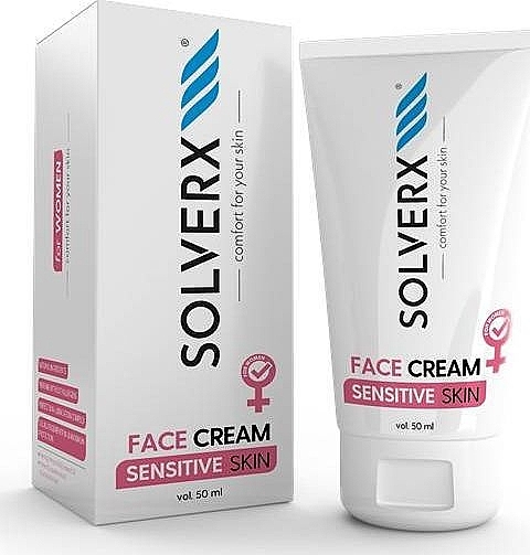 Face Cream - Solverx Senstive Skin Face Cream — photo N1