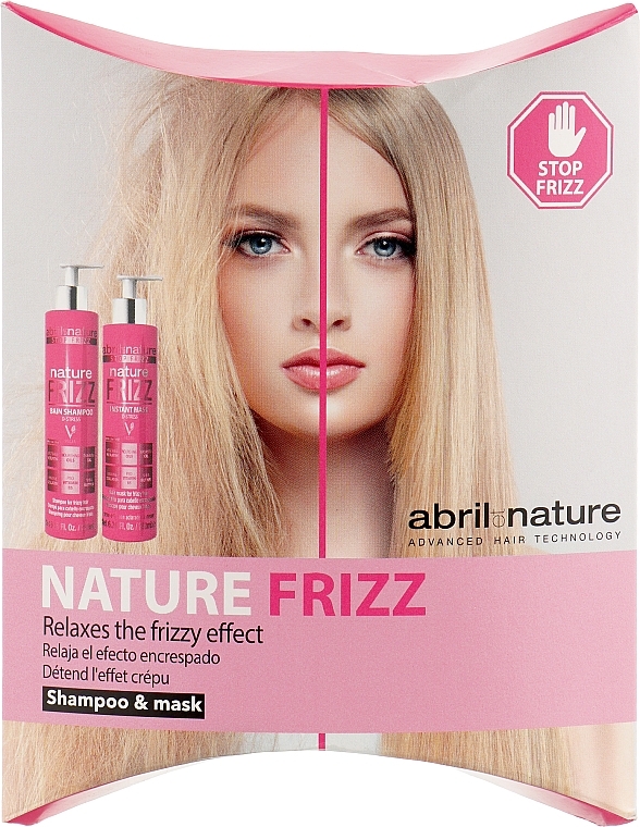 Set "Stop Frizz" - Abril et Nature Nature Frizz (shm/30ml + mask/30ml) — photo N3