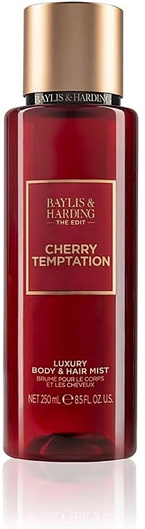 Body Spray - Baylis & Harding Cherry Temptation Luxury Body Mist — photo N1