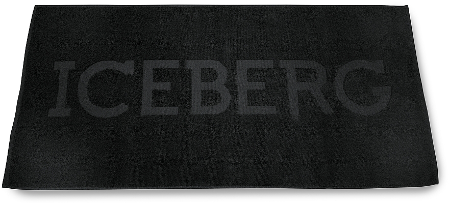 GIFT! Towel, black - Iceberg Group Gym Towel — photo N1