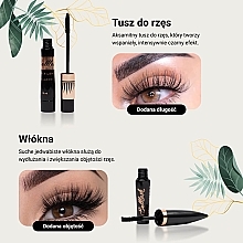 Set - Bulklash Dual Component 4D Mascara (mascara/10 ml + silk/1.5 g) — photo N12