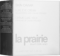 Eye Cream - La Prairie Skin Caviar Luxe Eye Cream — photo N2