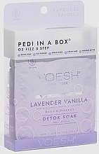 Fragrances, Perfumes, Cosmetics Pedicure Kit - Voesh Pedi In A Box O2 Fizz 5 Step Lavender Vanilla