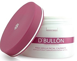 Fragrances, Perfumes, Cosmetics Soothing Face Mask - D'Bullon Mascarilla Facial Calmante