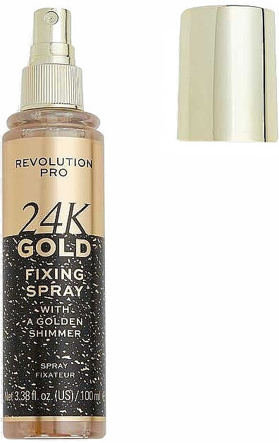 Makeup Fixing Spray - Revolution Pro 24K Gold Fixing Spray — photo N1