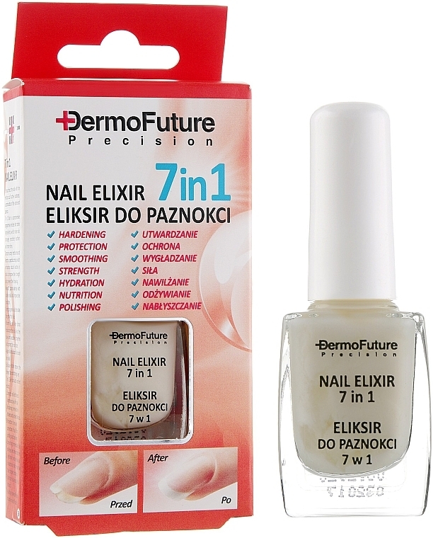 Nail Nourishing Elixir 7in1 - Dermofuture Precision Nail Elixir 7in1 — photo N2