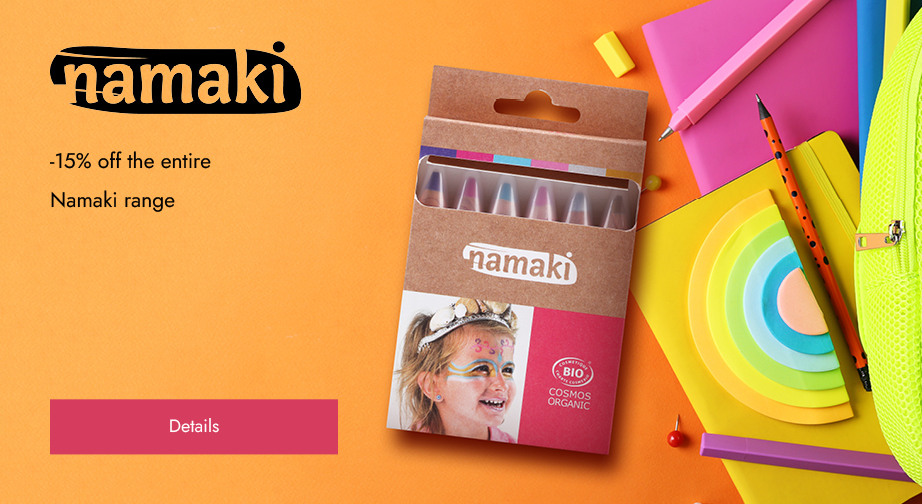 -15% off the entire Namaki range. Prices on the site already include a discount.