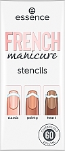 Fragrances, Perfumes, Cosmetics French Manicure Templates - Essence French Manicure Stencils