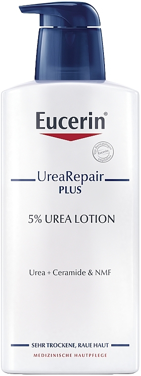 Light Moisturizing Body Lotion for Dry Skin - Eucerin UreaRepair PLUS Lotion 5% Urea — photo N1