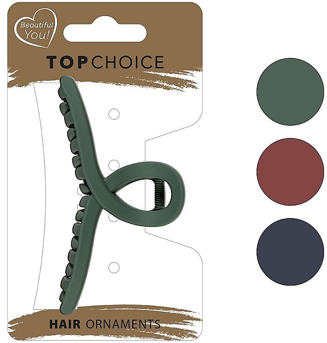 Hair Clip, 26881, red - Top Choice Hair Ornaments — photo N1